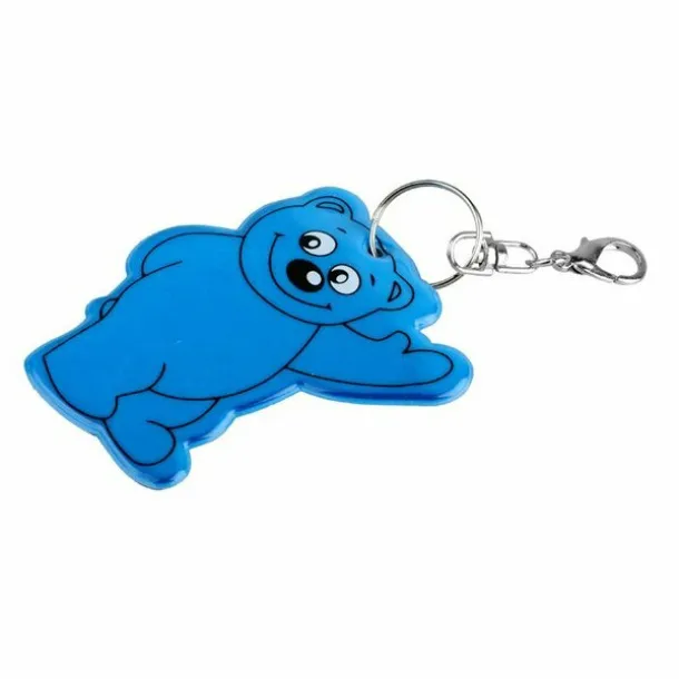 BEARY reflective key ring Blue