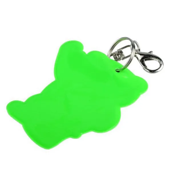 BEARY reflective key ring Dark green