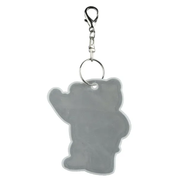 BEARY reflective key ring Silver