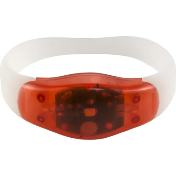  Wristband with LED light white red