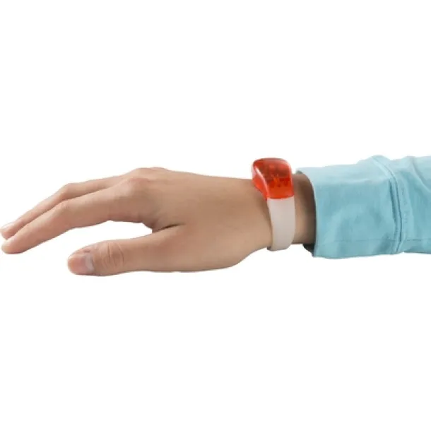  Wristband with LED light white red