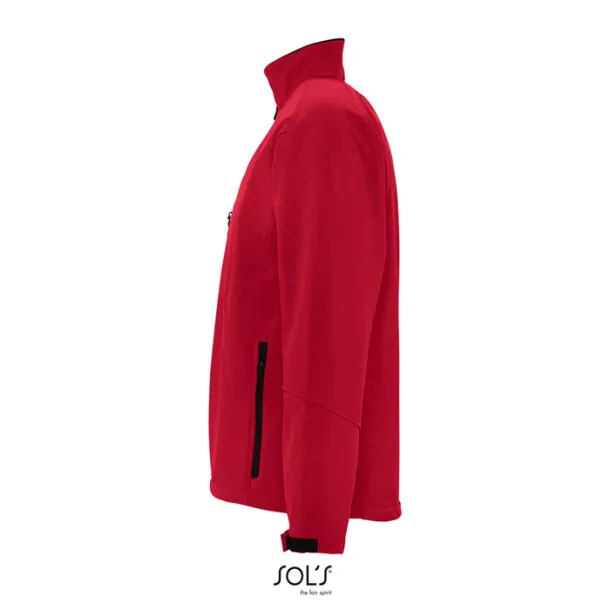 RELAX Muška softshell jakna - 340g pepper red