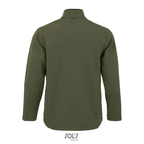 RELAX Muška softshell jakna - 340g army