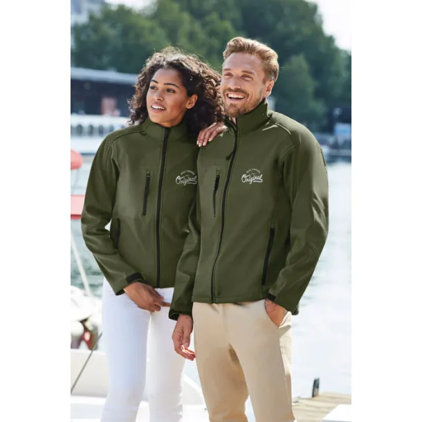 RELAX Muška softshell jakna - 340g army