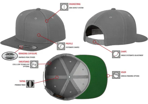  Klasična snapback šilterica - 6 panela - Classics