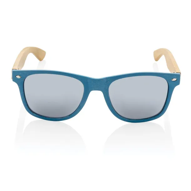  Wheat straw and bamboo sunglasses - XD Collection Blue