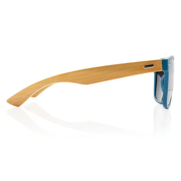  Wheat straw and bamboo sunglasses - XD Collection Blue