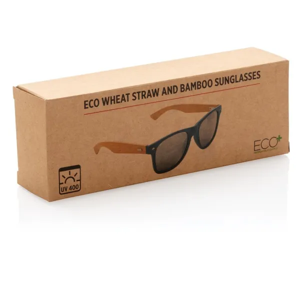  Wheat straw and bamboo sunglasses - XD Collection Blue