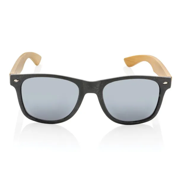 Wheat straw and bamboo sunglasses - XD Collection Black 