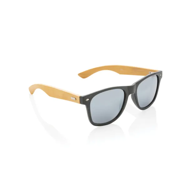  Wheat straw and bamboo sunglasses - XD Collection Black 