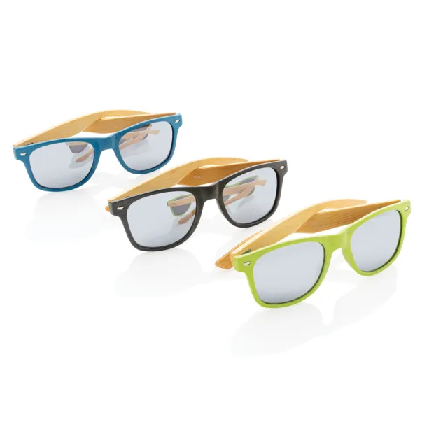  Wheat straw and bamboo sunglasses - XD Collection Black 