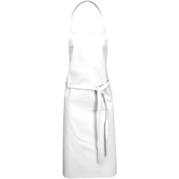 Reeva 100% cotton apron with tie-back closure - Unbranded White