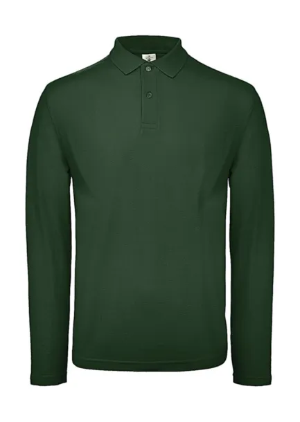 Polo majica dugih rukava, 180 g/m² - B&C Zelena