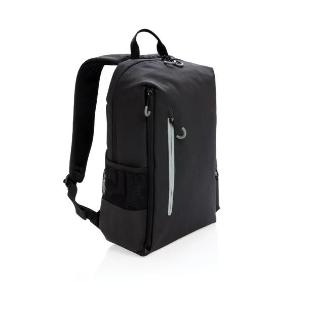  Lima 15" RFID & USB laptop backpack PVC free Black Grey
