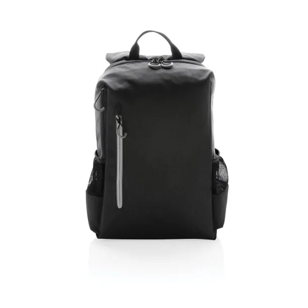  Lima 15" ruksak za prijenosno računalo s RFID-om i USB izlazom bez PVC-a Crna Siva