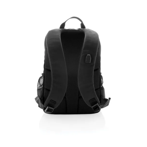  Lima 15" RFID & USB laptop backpack PVC free Black Grey
