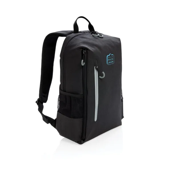  Lima 15" ruksak za prijenosno računalo s RFID-om i USB izlazom bez PVC-a Crna Siva