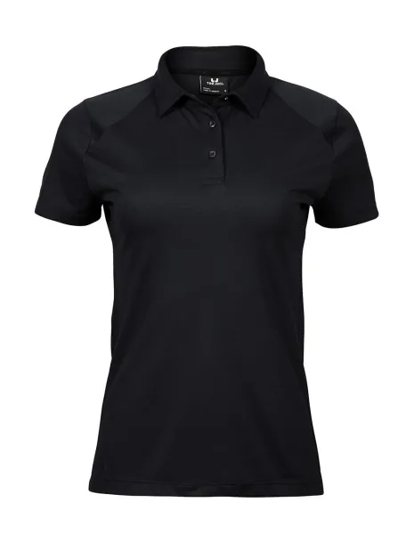  Ženska sportska polo majica, 140 g/m² - Tee Jays Crna