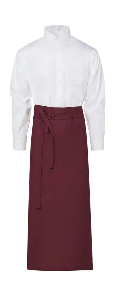 London Long Bistro Apron - SG Accessories - BISTRO Burgundy