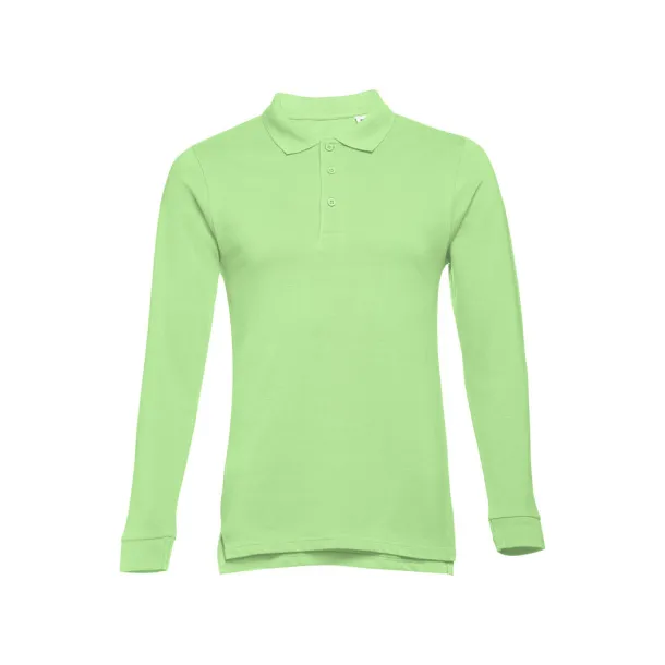 BERN Men's long sleeve polo shirt Light green