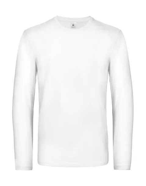  Majica dugih rukava, 185 g/m² - B&C Bijela