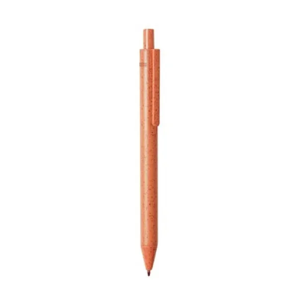  Wheat straw ball pen orange