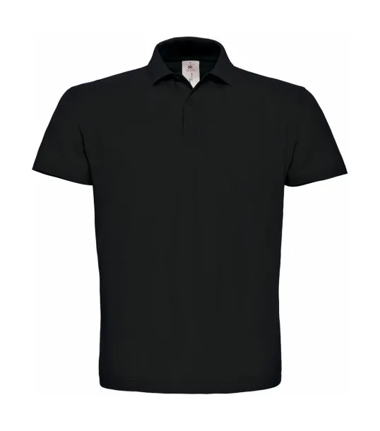  Piqué polo majica, 180 g/m² - B&C Crna