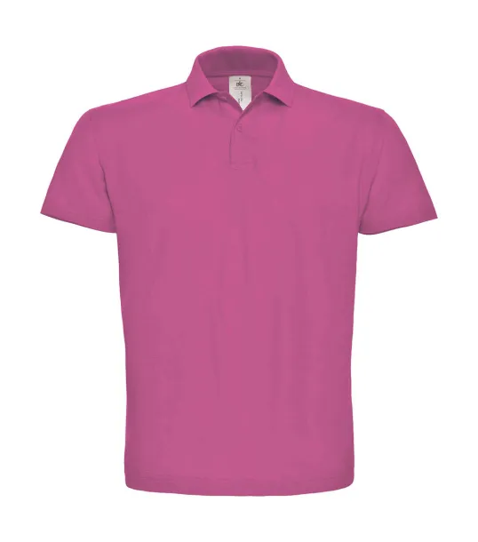  ID.001 Piqué Polo Shirt - B&C Fuchsia