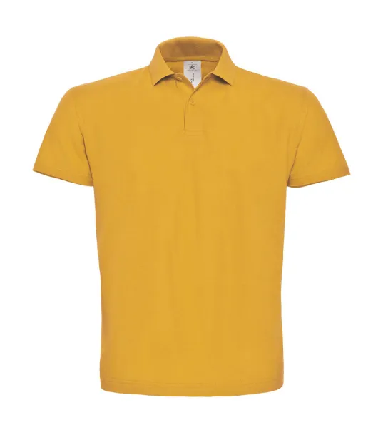  ID.001 Piqué Polo Shirt - B&C Chili Gold