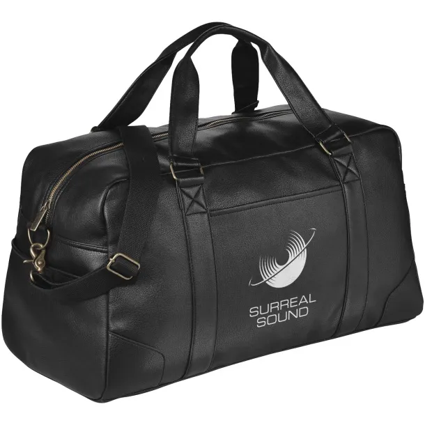 Oxford weekend travel duffel bag - Avenue Solid black