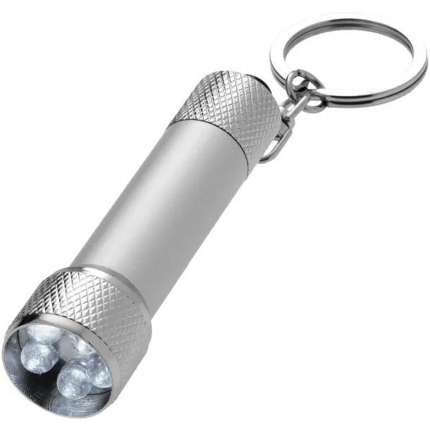 Draco LED keychain light - Bullet Silver