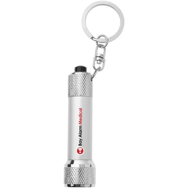 Draco LED keychain light - Bullet Silver