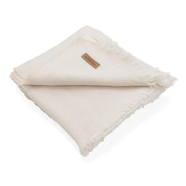  Ukiyo Aware™ Polylana® woven blanket 130x150cm - Ukiyo off white 