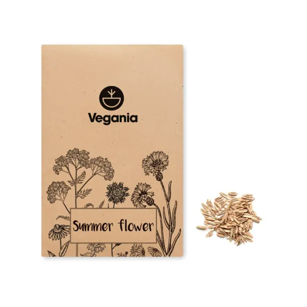 SEEDLOPE Flowers mix seeds in envelope Beige