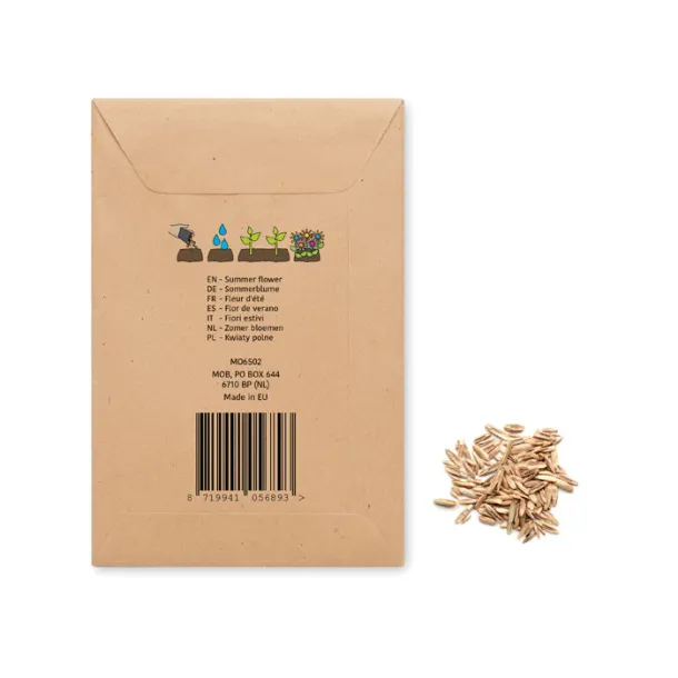 SEEDLOPE Flowers mix seeds in envelope Beige