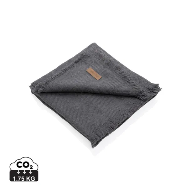  Ukiyo Aware™ Polylana® woven blanket 130x150cm - Ukiyo Grey 