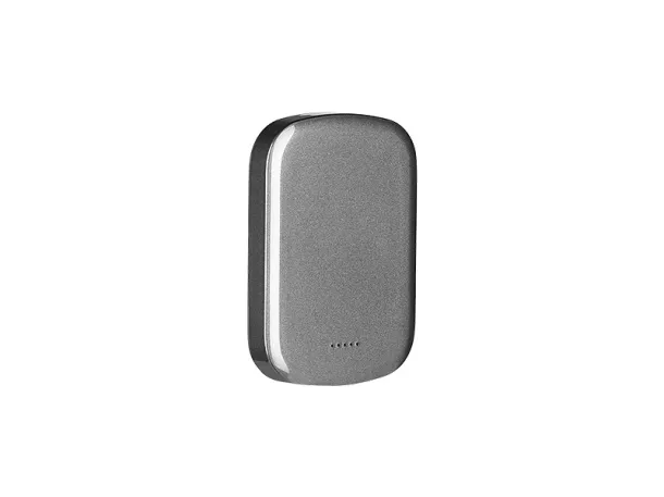BOUNCE Prijenosna baterija s magnetom, bežično punjenje, 5 000 mAh - PIXO Tamnosiva