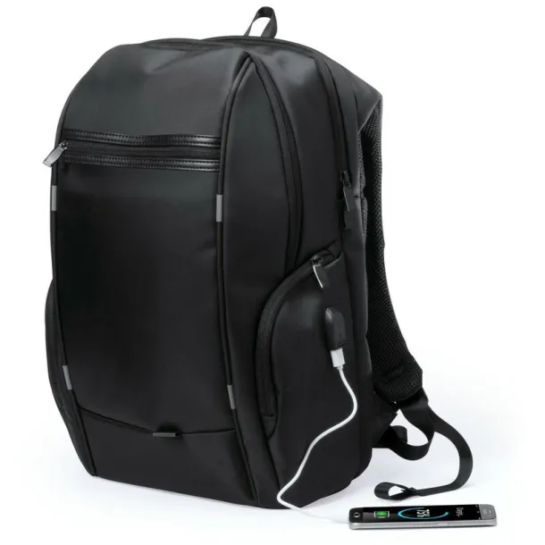  Water resistant 15" laptop backpack black