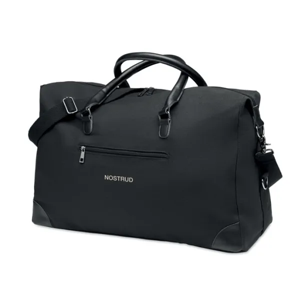 MONACO Weekend bag in canvas 340gr/m² Black