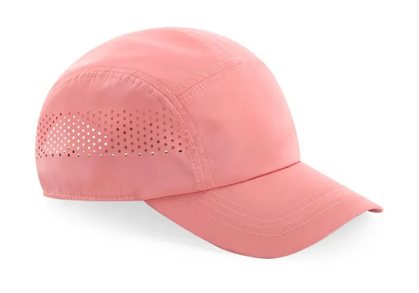  Technical Running Cap - Beechfield Salmon Pink