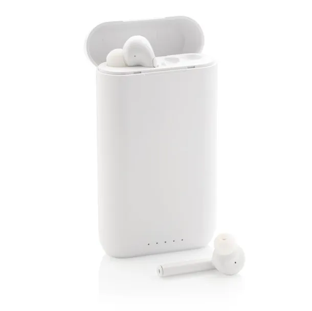 Liberty bežične stereo slušalice s prijenosnom baterijom - XD Collection Bijela 
