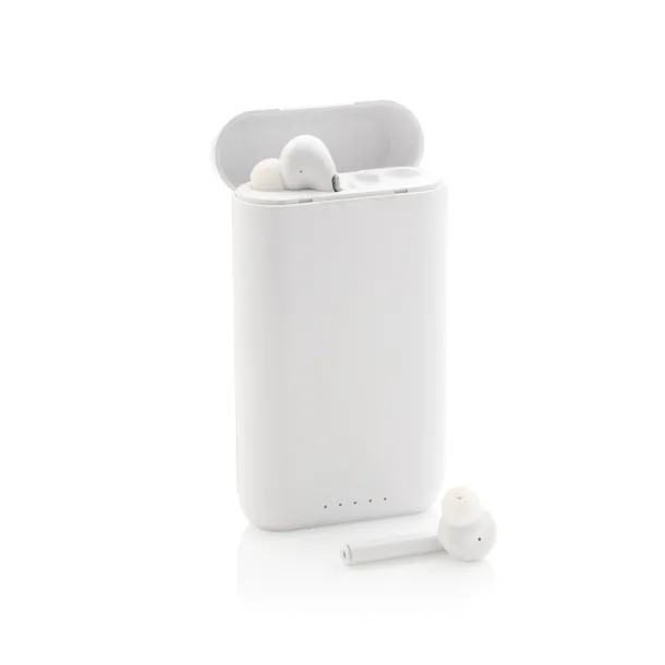 Liberty bežične stereo slušalice s prijenosnom baterijom - XD Collection Bijela 