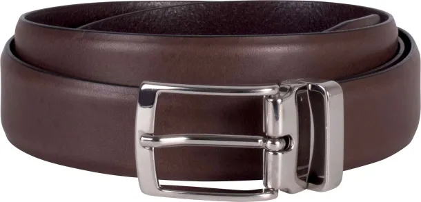  LEATHER BELT - 30MM - K-UP Dark brown