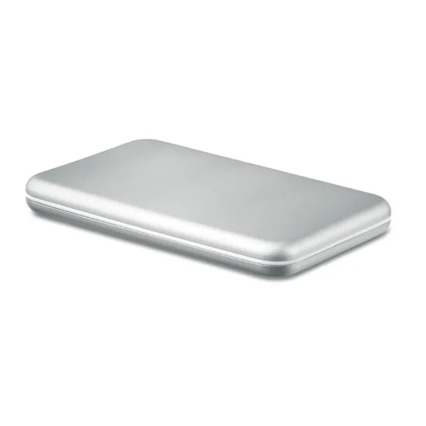 SOLARFLAT solarna prijenosna baterija, 4 000 mAh Mat srebrna