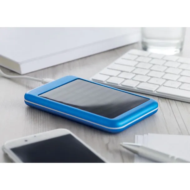 SOLARFLAT 4000 mAH solar powerbank Royal blue