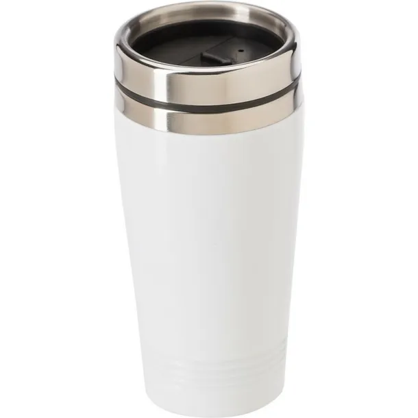  Travel mug 450 ml white