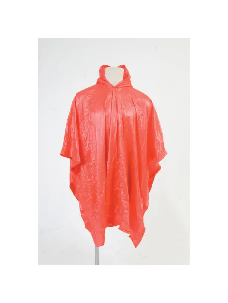 Montello poncho Red