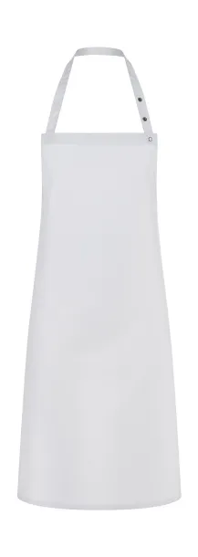  Bib Apron Press Stud Santorini - Karlowsky Bijela