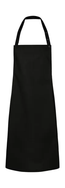  Bib Apron Press Stud Santorini - Karlowsky Black