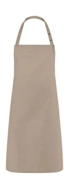  Bib Apron Press Stud Santorini - Karlowsky Sand